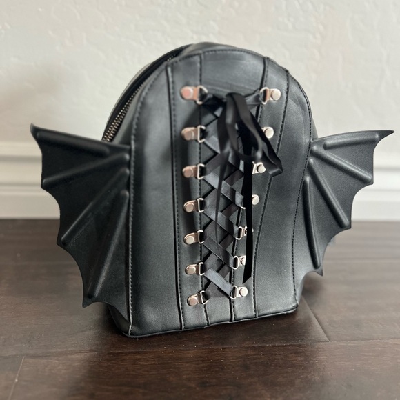 Goth corset bat backpack main image 5